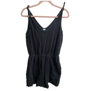 Aerie‎ Sleeveless Short Romper - Navy Blue- Women's Size Medium